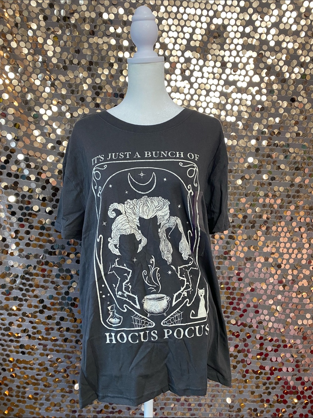 Disney HOCUS POCUS  IT’S JUST A BUNCH OF HOCUS POCUS short sleeve T-shirt #1542